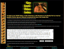 Tablet Screenshot of gayeroticvideoindex.com
